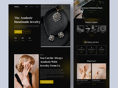 Welrys💍 • Handmade Jewelry Maker Landing Page