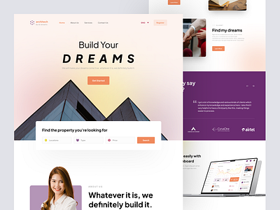 architech👷‍♀️ • The Architect Landing Page