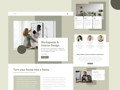 Interior Firm Design Concept by Yousuf Ali -- ( Webflow developer ) on ...