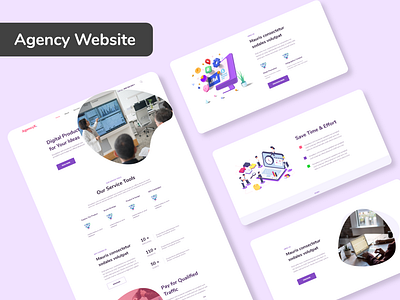 Marketing agency website