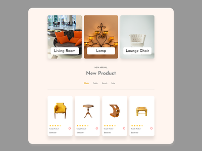 Furniture e-commerce category