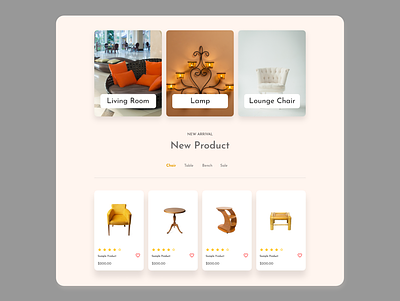 Furniture e-commerce category bed bootstrap category decor discover new design e commerce furniture inspiration modern furniture store product design room decoration sofa set ui ui kit uiux design user experience user research userflow ux web design