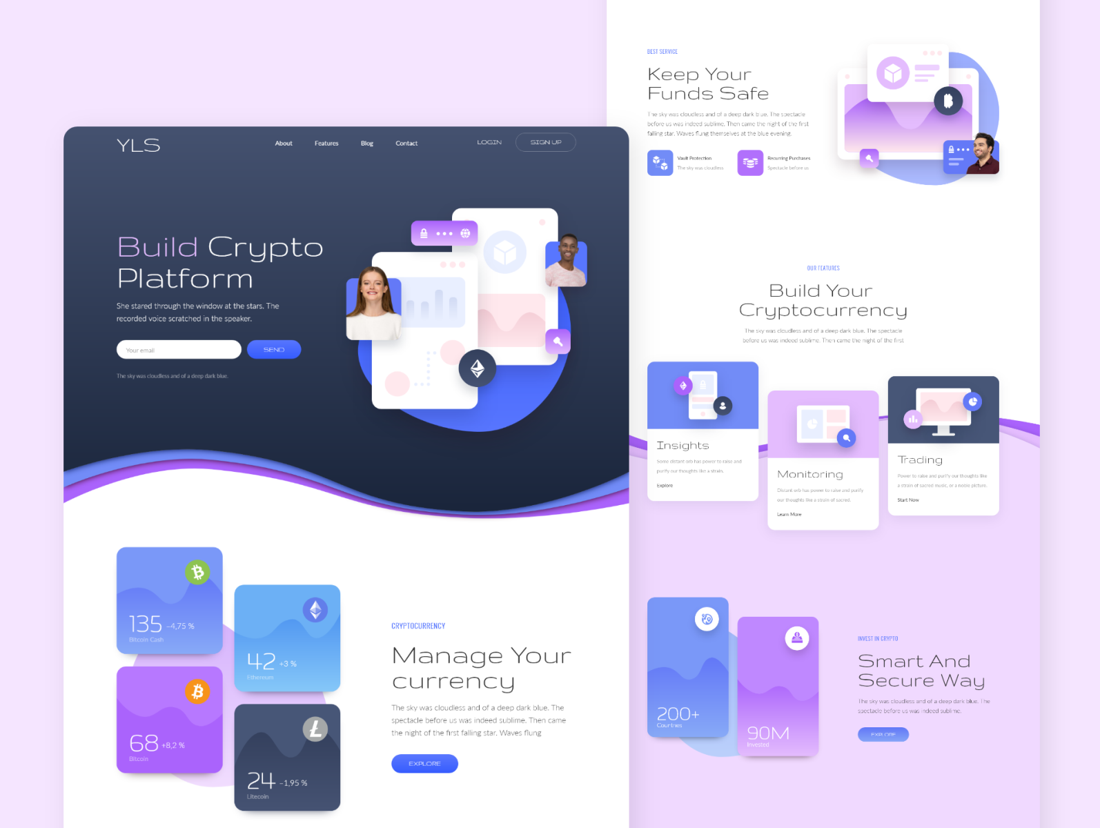 Crypto platform by Yousuf Ali -- ( Webflow developer ) for YLS DIGITAL ...