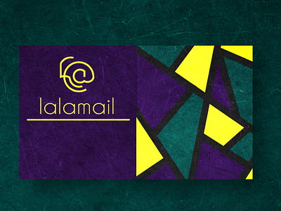 Lalamail business card branding design illustration logo motion graphics