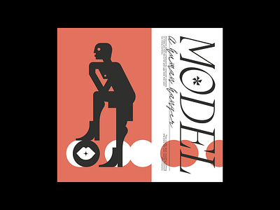 Model album cover branding cover design graphic design illustration logo music vector visual design