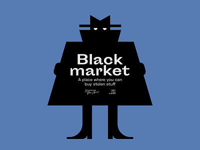 Black Market character design graphic design illustration logo market poster vector visual design