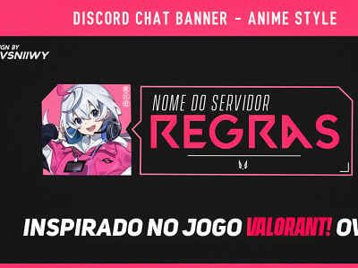 Discord Chat Banner - Anime Style branding