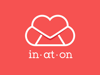 Inaton Digital Wedding Invitation cloud digital envelope invitation logo love