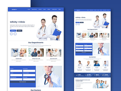 Doctor's appointments Landing page Design booking page doctor appointment landing page web design