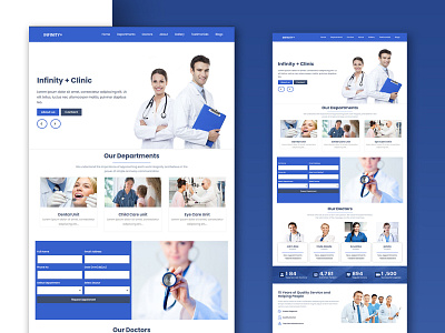 Doctor's appointments Landing page Design