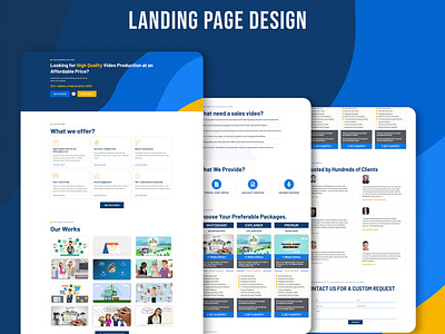 Agency Landing Page Design