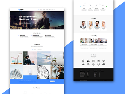 AGENCY LANDING PAGE DESIGN