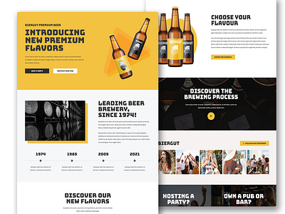 Beer Launch Landing Page