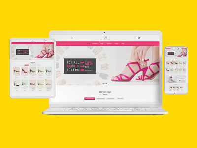Shoes Store Design | Shopify ecommerce website design landing page shoes store shopify store website design wordpress website