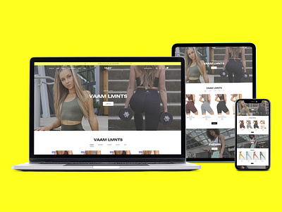 Fitness Website - Shopify ecommerce website fitness landing page shopify store website design wordpress