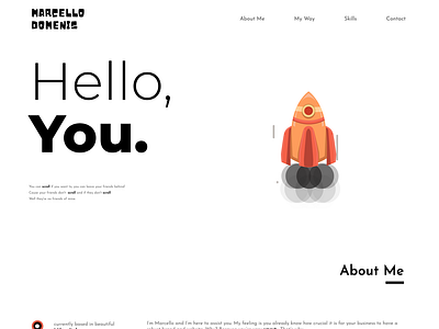 marcellodomenis.com design web develop website website develop website inspo