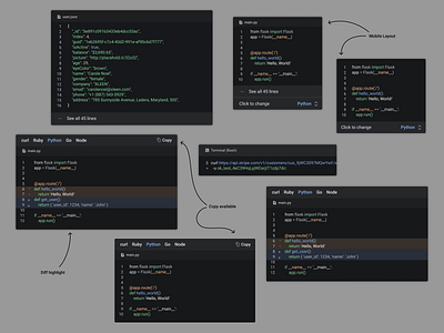 Code Block States block clean code copy editor highlight syntax