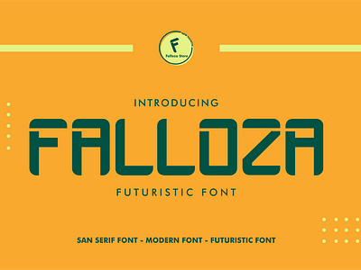 Falloza Futuristic Font