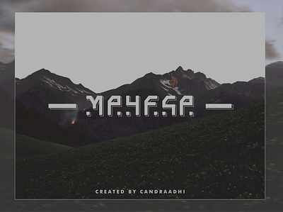 Mahesa Font branding decorative design display font logo monogram