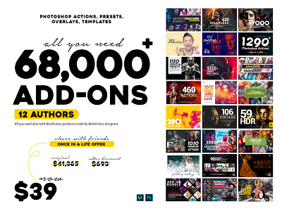 ALL YOU NEED MIGHTY BUNDLE - $39 ONLY actions designer lightroom preset pack photoshop photoshop actions