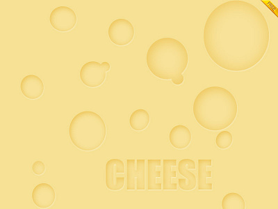 Chees cheese food icons psd yellow