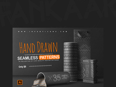 Hand Drawn Seamless Patterns