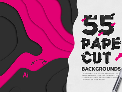 55 Paper Cut Backgrounds