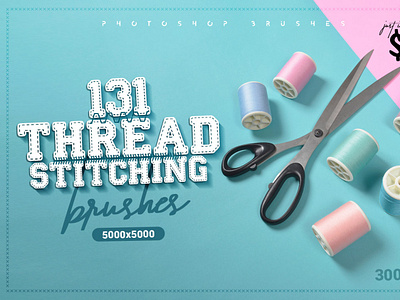 131 Thread Stitching Brushes