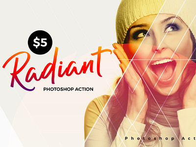 Radiant Photoshop Action action atn branding design graphic design illustration new new actions photo of the day photoshop popular actions trending