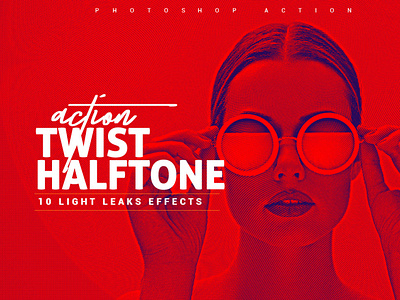 Twist Halftone Photoshop Action