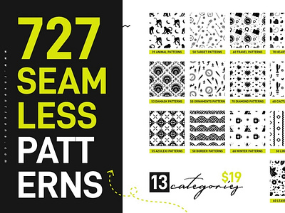 727 Diverse Seamless Patterns