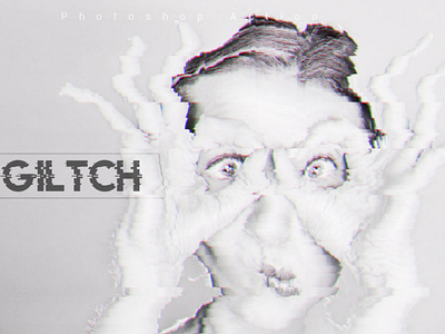 Glitch Photoshop Action