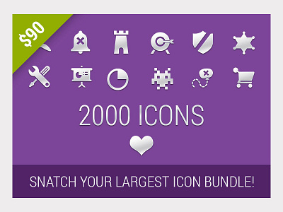 2000 ICONS bundle icons largest royalty free