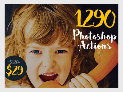 1290 Photoshop actions actions deal photoshop