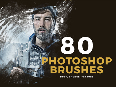 80 Photohop Brushes brown brushes dust grunge photoshop plugin poster texture