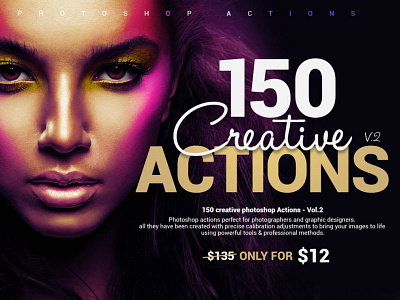 150 Creative Photoshop Actions actions creative photoshop presets