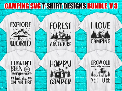 This is My Camping SVG T-Shirt Design Bundle V3