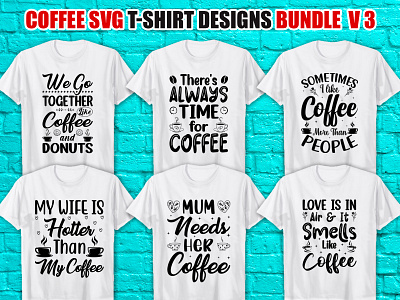 This is My Coffee SVG T-Shirt Design Bundle