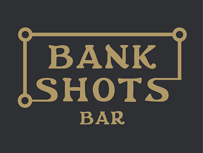 Bank Shots Bar branding adobe bar design beer design billiards branding coaster design design graphic design icon illustration logo merch design pool tshirt design typography