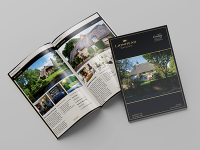 Real Estate Brochure brochure design graphic design layout magazine print