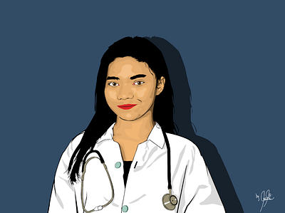 Ms. Irish Angelie Garcia design illustration vector vexel art