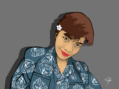 Mrs. Irma Ramos design illustration vector vexel art