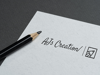AJ's Creation artwork creative design mock up signature