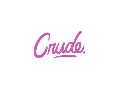 Crude ackd branding design logo