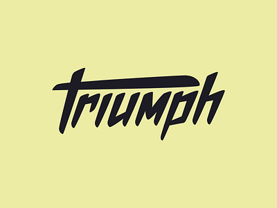 Triumph ackd branding design logo