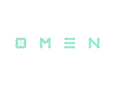 OMEN ackd branding design logo