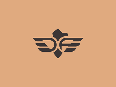 D + A + Bird ackd branding design logo