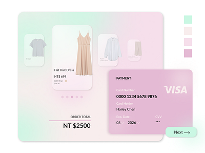 Credit Card Checkout | Daily UI #002 002 dailyui design ui