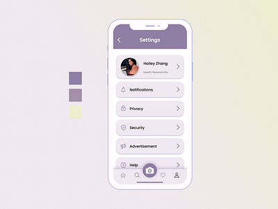 Settings | Daily UI #007