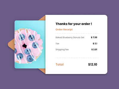 Email Receipt | Daily UI #017